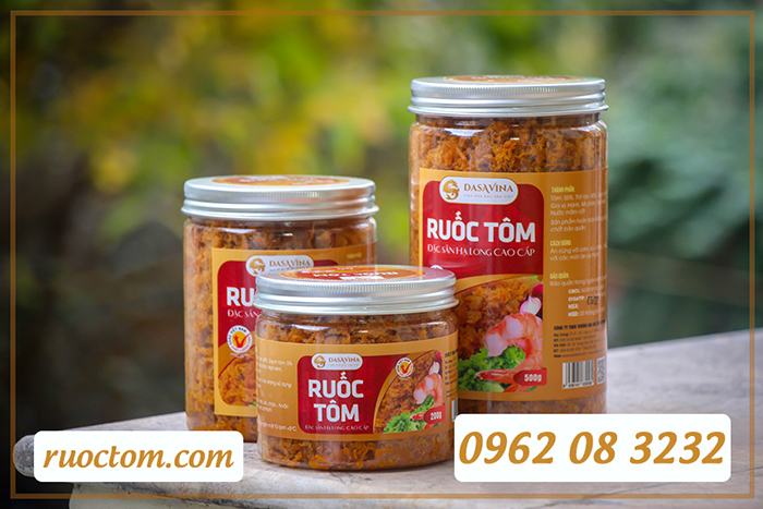 Ruốc tôm Dasavina dai dai, đậm vị, hương thơm nồng nàn thấm đượm trong từng sợi ruốc, chắc chắn chỉ một lần thưởng thức bạn sẽ không thể quên được hương vị này.